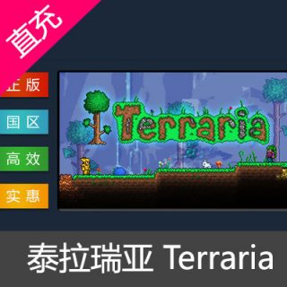PC中文正版 steam平台 泰拉瑞亚 Terraria国区国区礼物